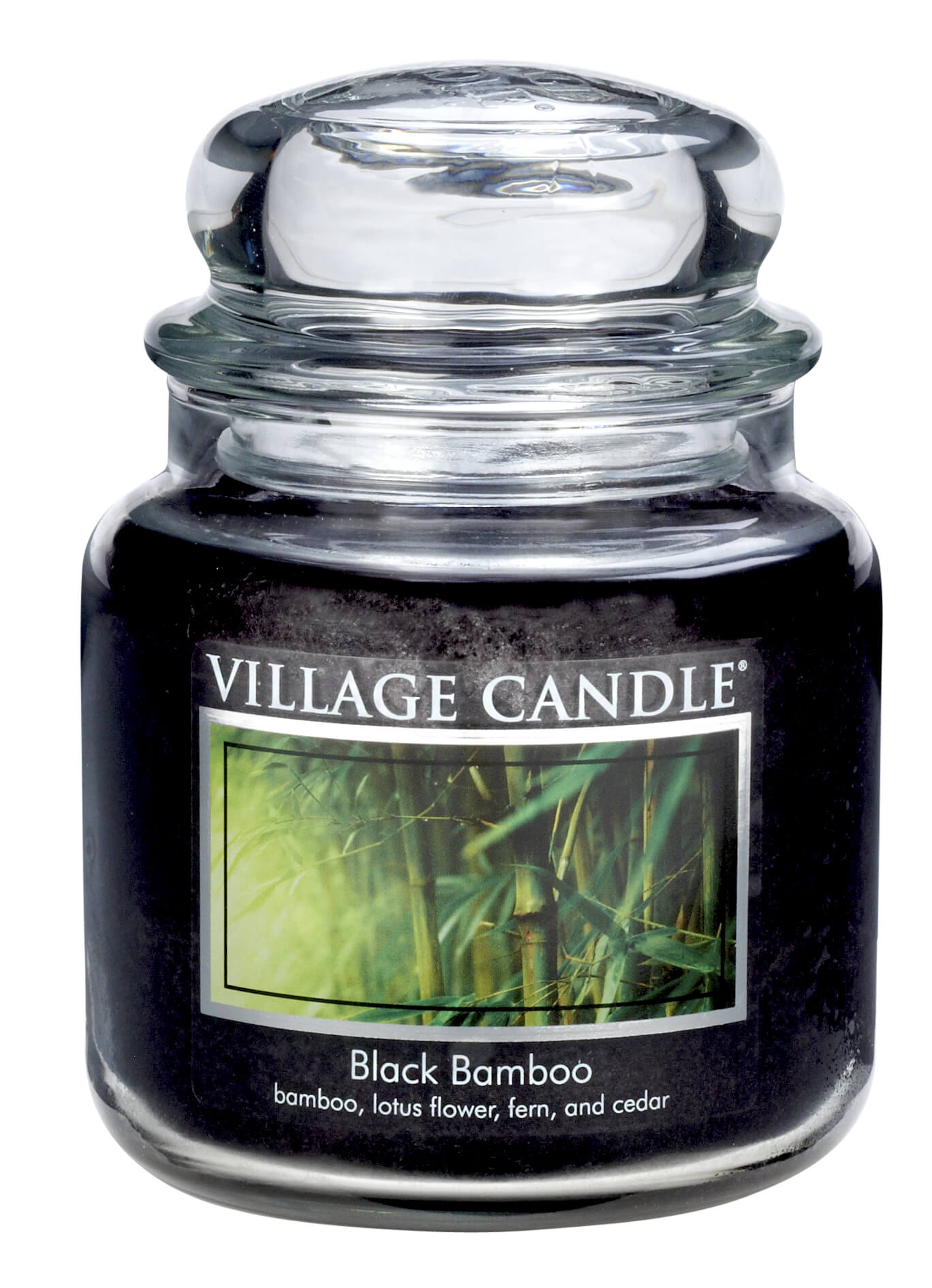 Village Candle Vonná svíčka ve skle Bambus (Black Bamboo) 397 g