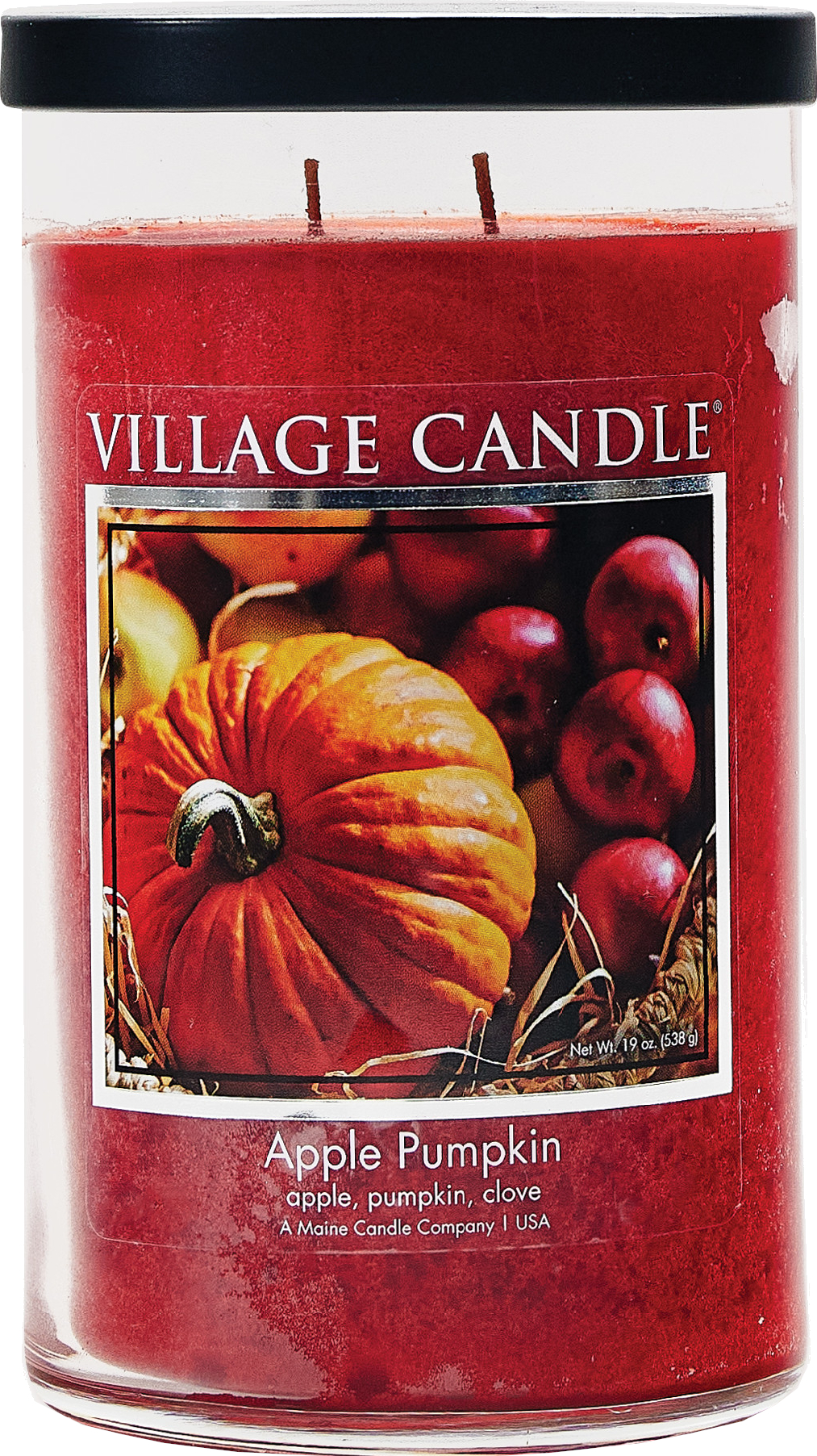 Village Candle Vonná svíčka ve skle Jablko & Dýně (Apple Pumpkin) 538 g