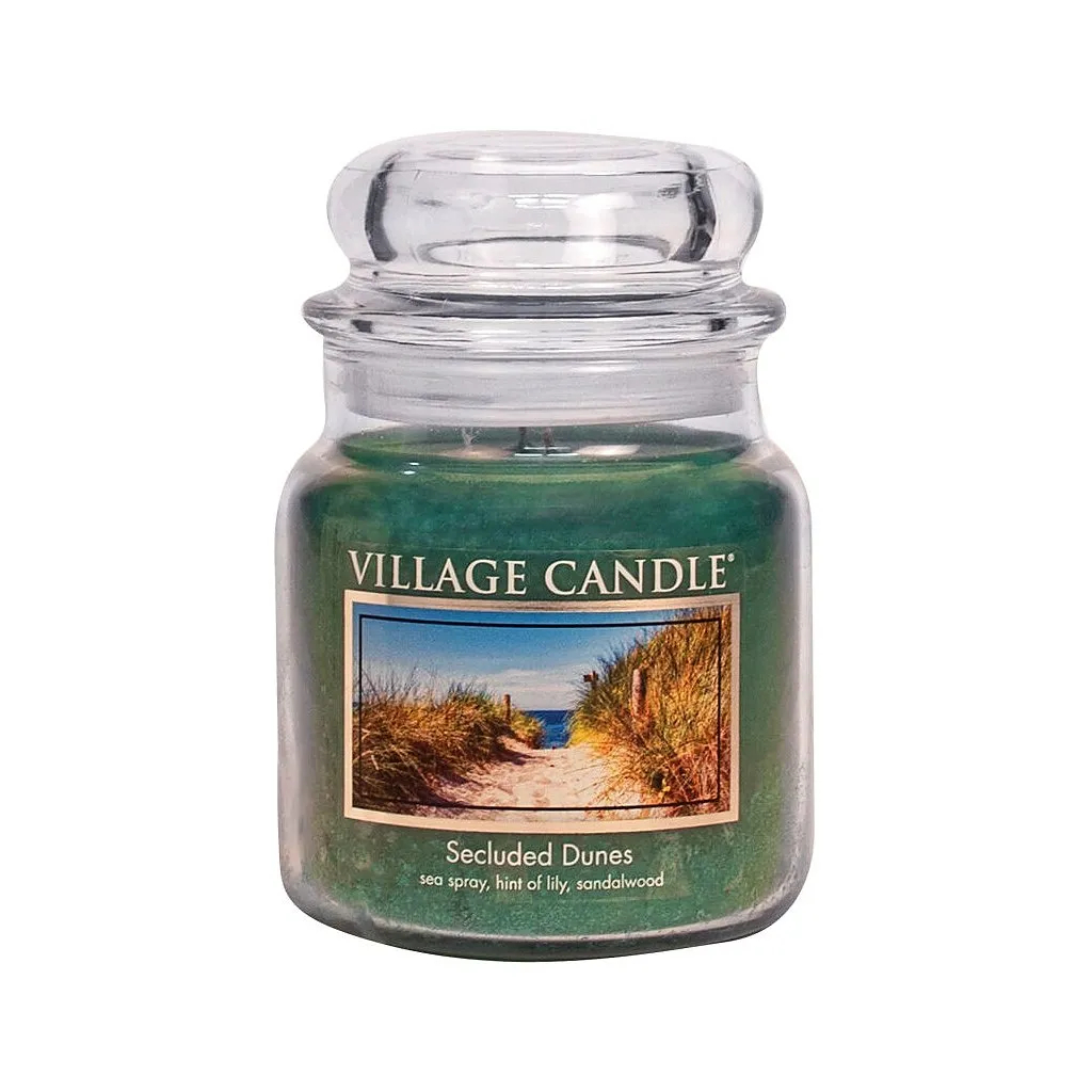 Village Candle Vonná sviečka v skle Piesočné duny (Secluded Dunes) 389 g