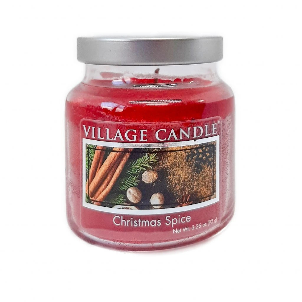 Village Candle Vonná svíčka ve skle Vánoční koření (Christmas Spice) 92 g