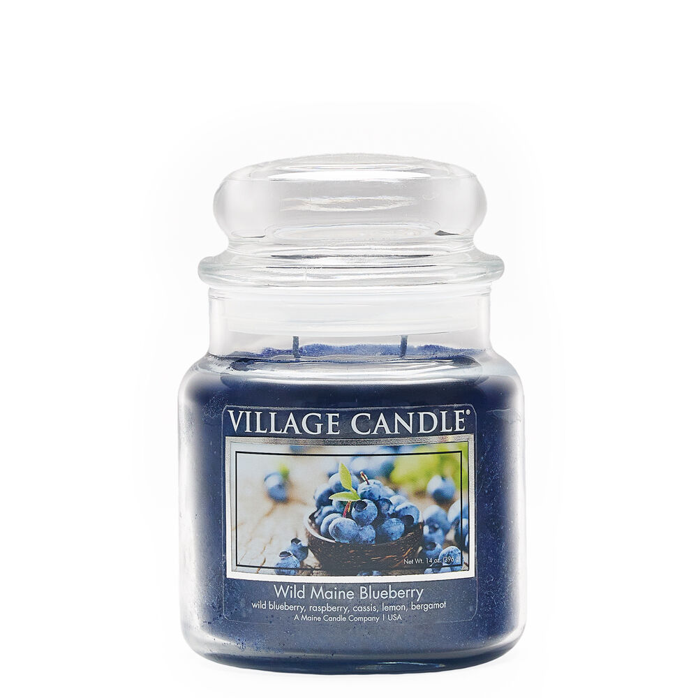 Village Candle Vonná svíčka ve skle Wild Maine Blueberry 389 g