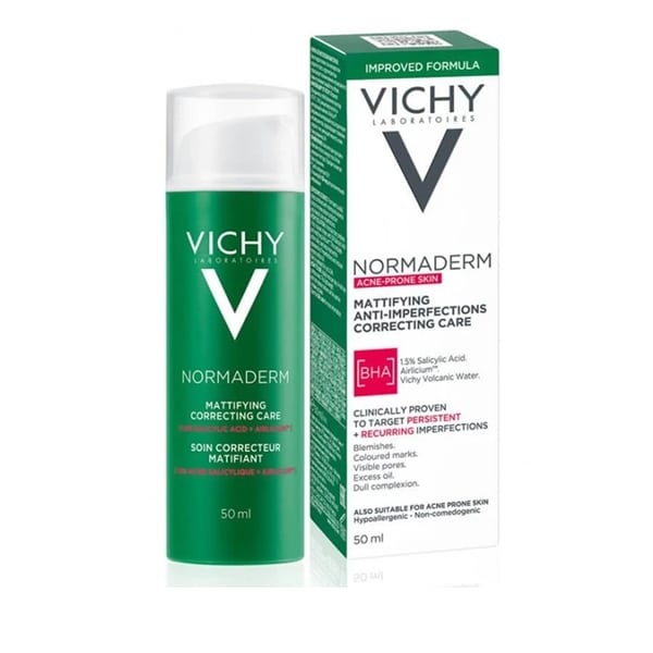 Zobrazit detail výrobku Vichy Zkrášlující péče proti nedokonalostem pleti Normaderm (Soin Embellisseur Anti-Imperfections Hydration 24h) 50 ml