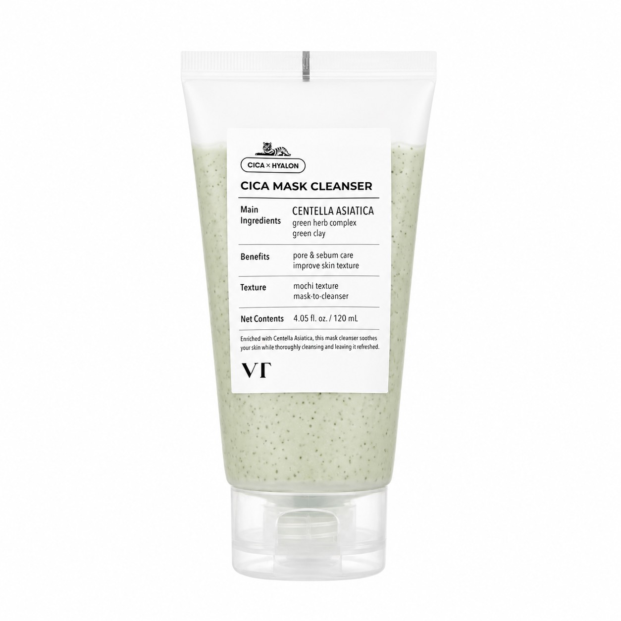 VT Cosmetics Čisticí pleťová maska Cica Mask Cleanser 120 ml