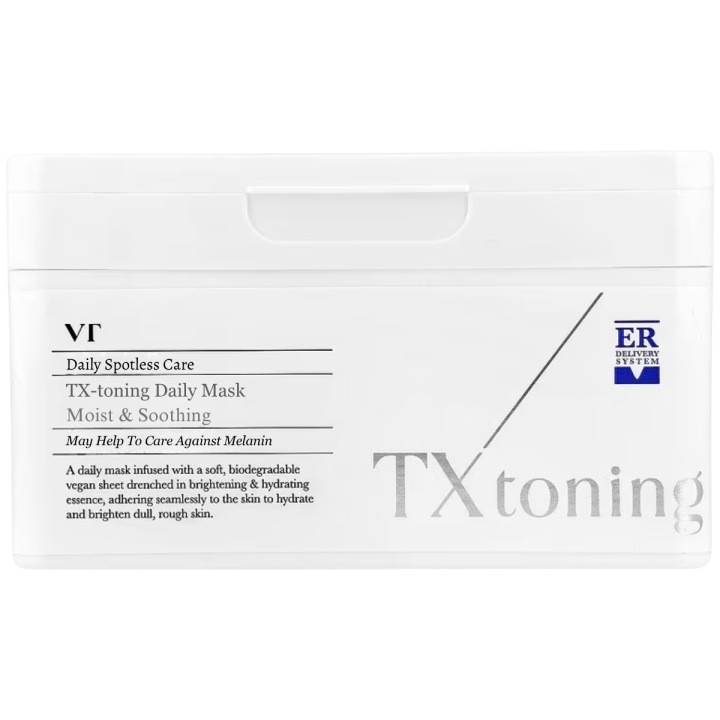 VT Cosmetics Rozjasňující plátýnková maska Tx-Toning Daily Mask 30 ks