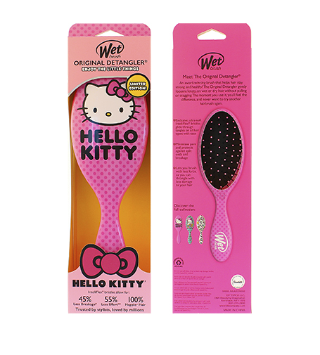 Wet Brush Kartáč na vlasy Hello Kitty Face Pink (Original Detangler)