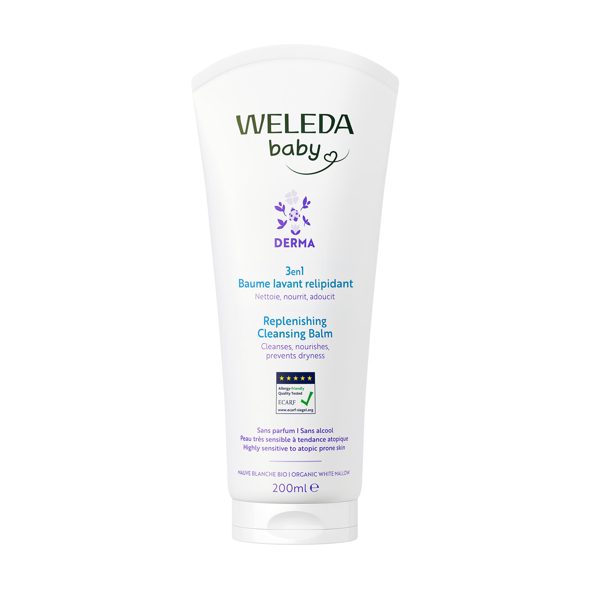Weleda Umývací balzam Baby 3v1 Derma (Replenishing Cleansing Balm) 200 ml