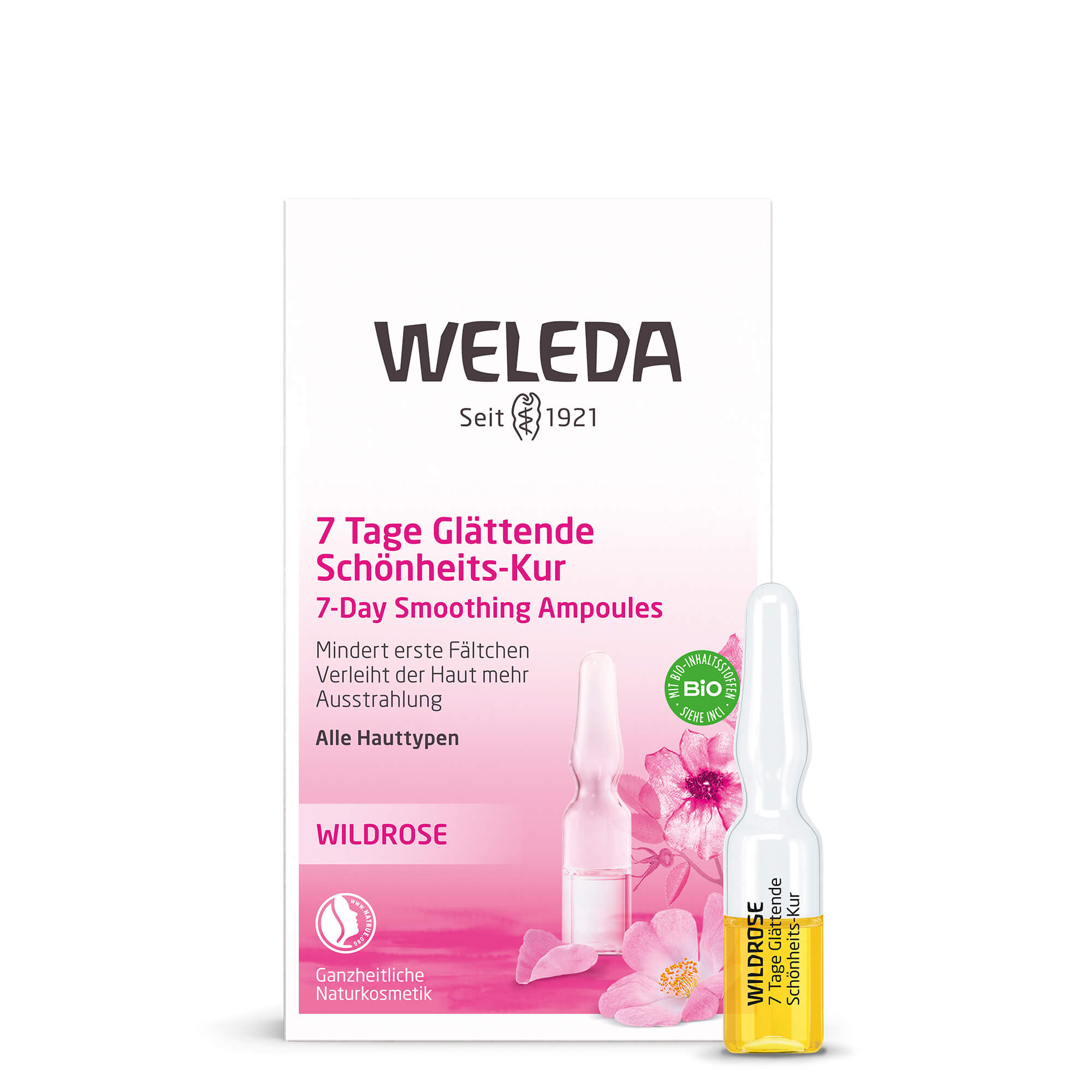 Zobrazit detail výrobku Weleda Růžový pleťový olej v ampulích - 7 denní vyhlazující kúra 7 x 0,8 ml