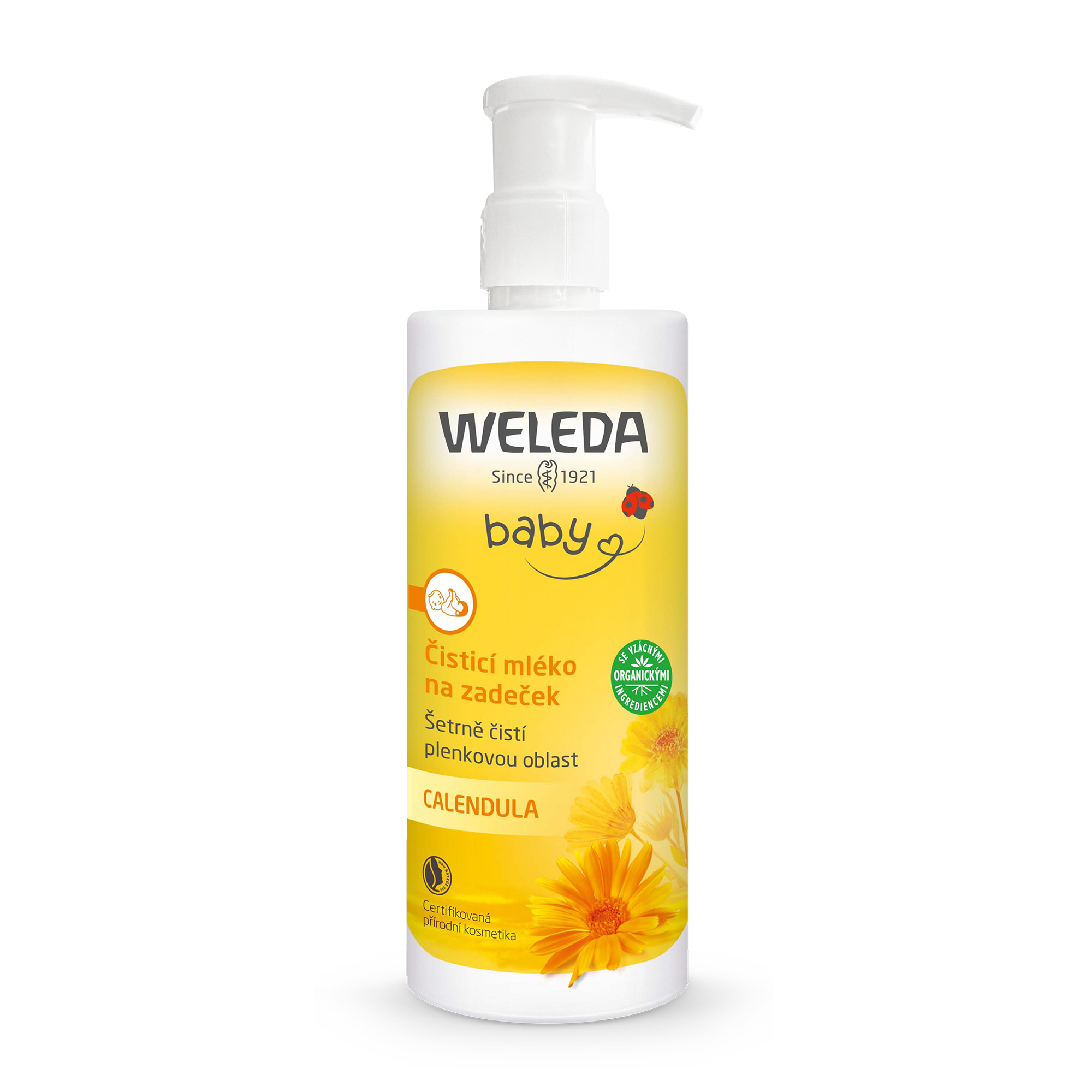 Weleda Čisticí mléko na zadeček 400 ml