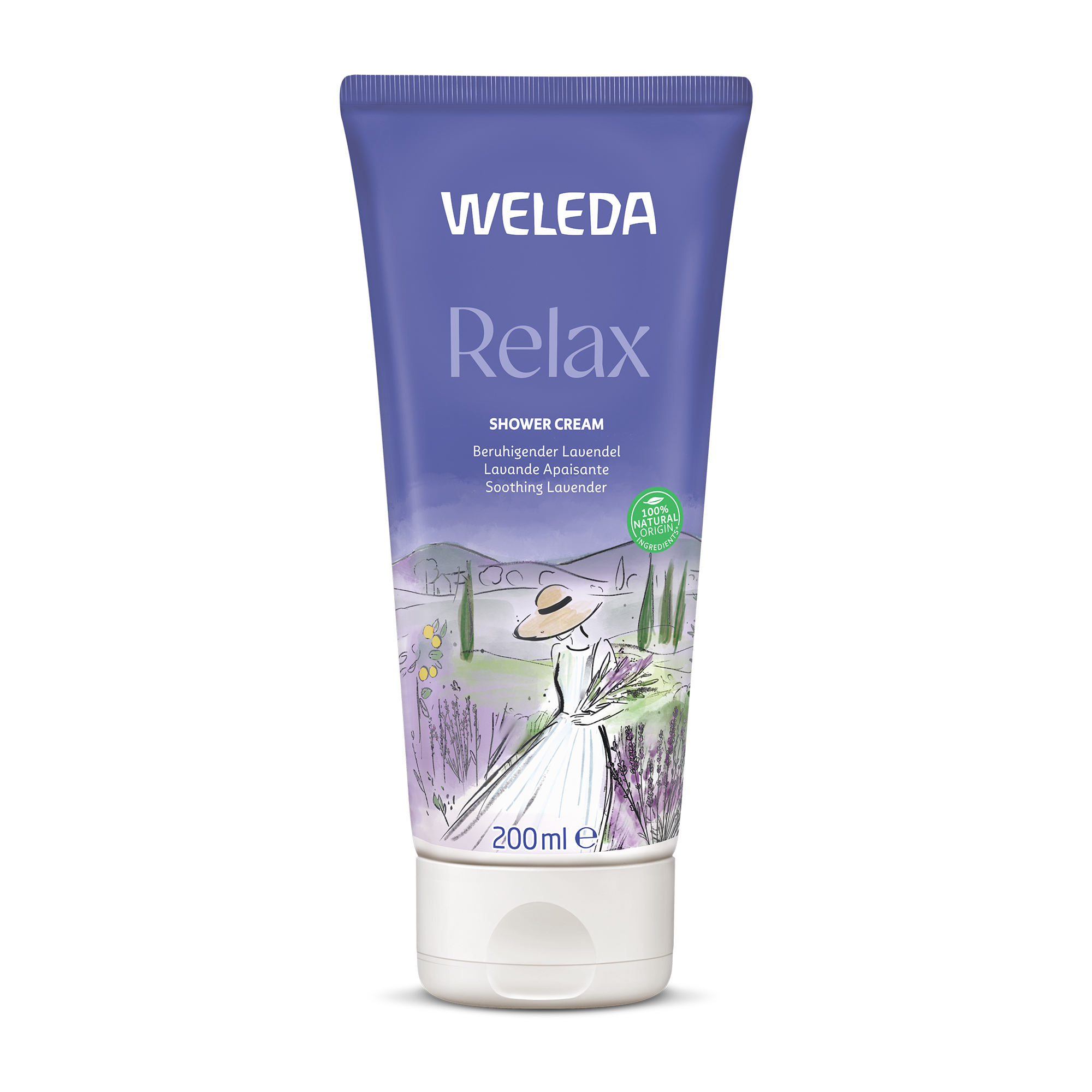 Weleda Upokojujúci sprchovací krém Aroma Shower Relax (Comforting Creamy Body Wash) 200 ml