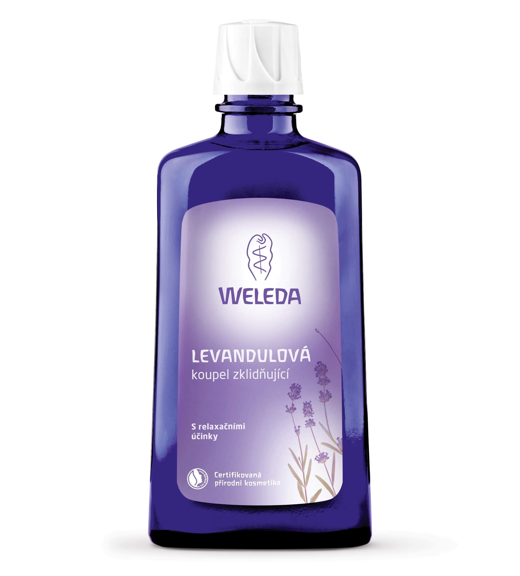 Weleda Lavender Relaxing Bath Milk 200 ml kúpeľový olej pre ženy