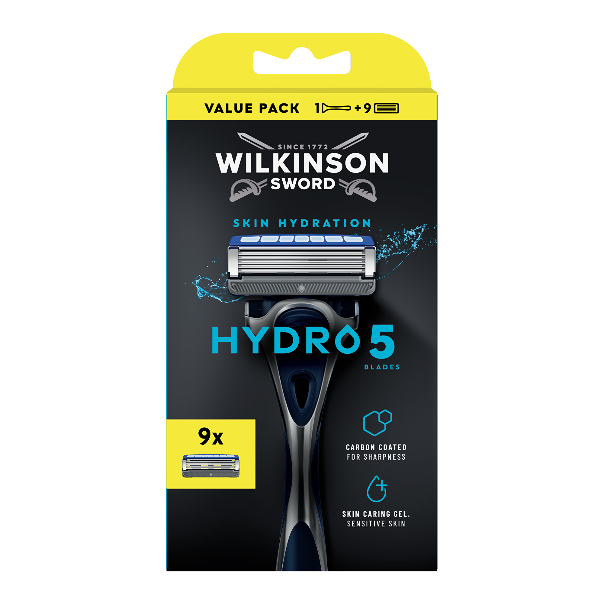 Wilkinson Sword Holiaci strojček Hydro 5 Skin Protection + 9 hlavíc