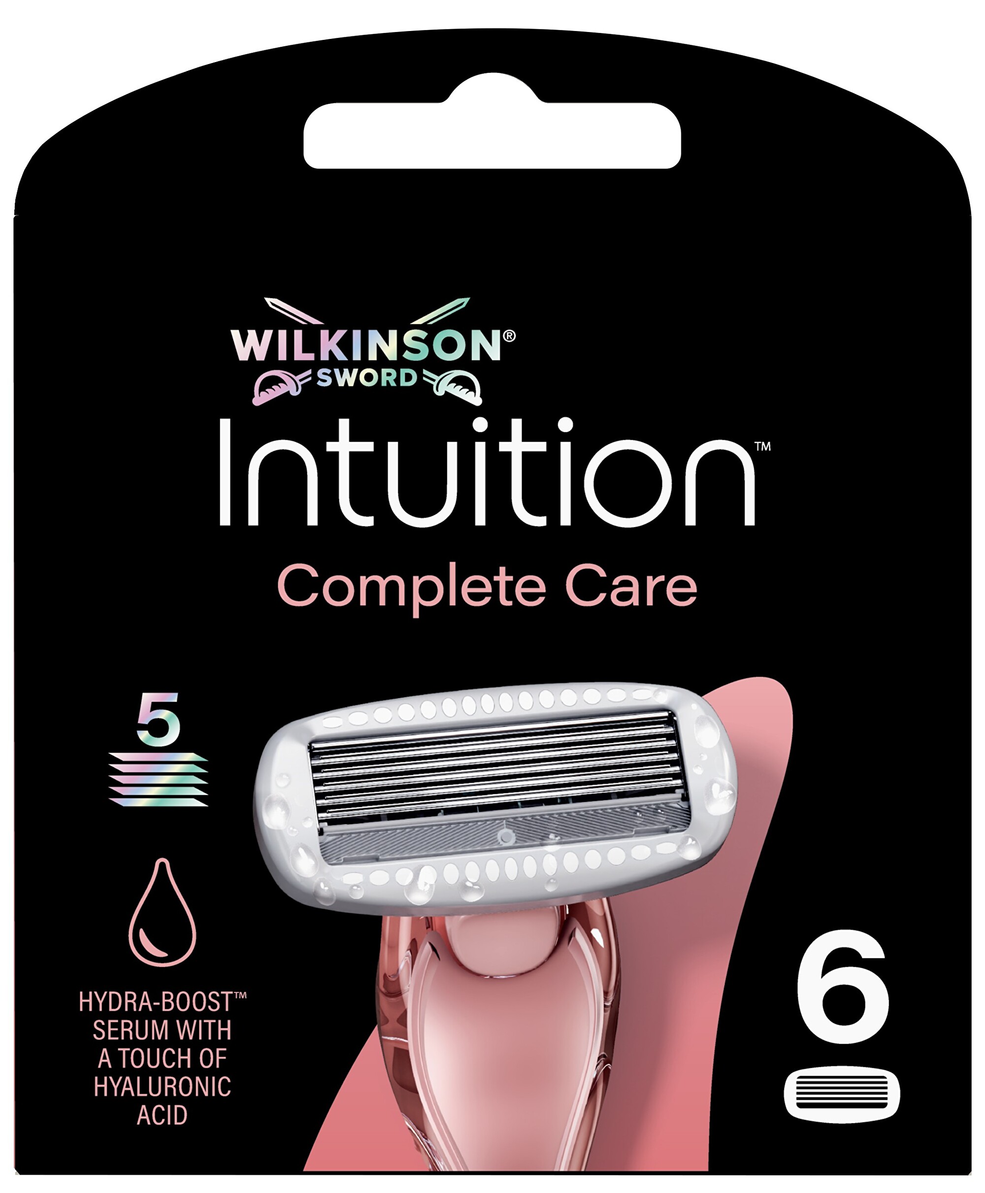 Wilkinson Sword Náhradná hlavica Intuition Complete 6 ks