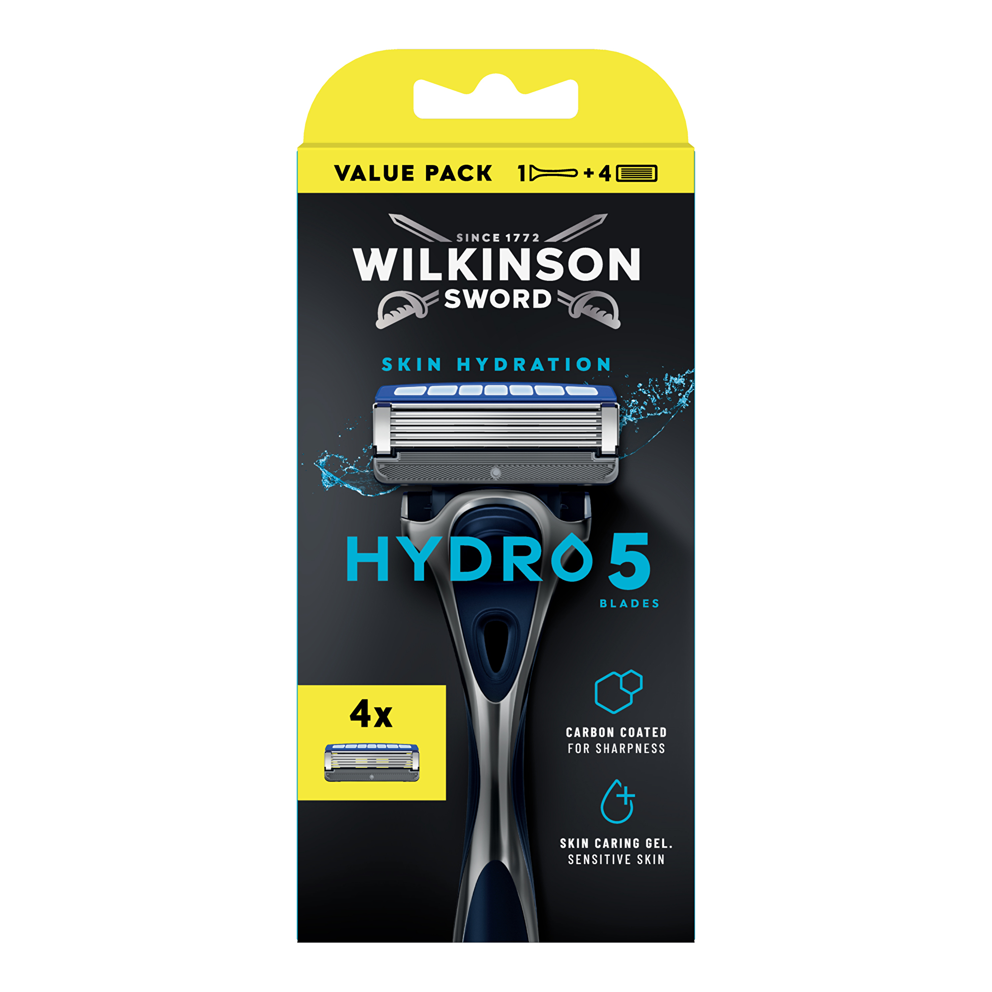 Wilkinson Sword Holicí strojek Hydro 5 Skin Hydration + 4 hlavice