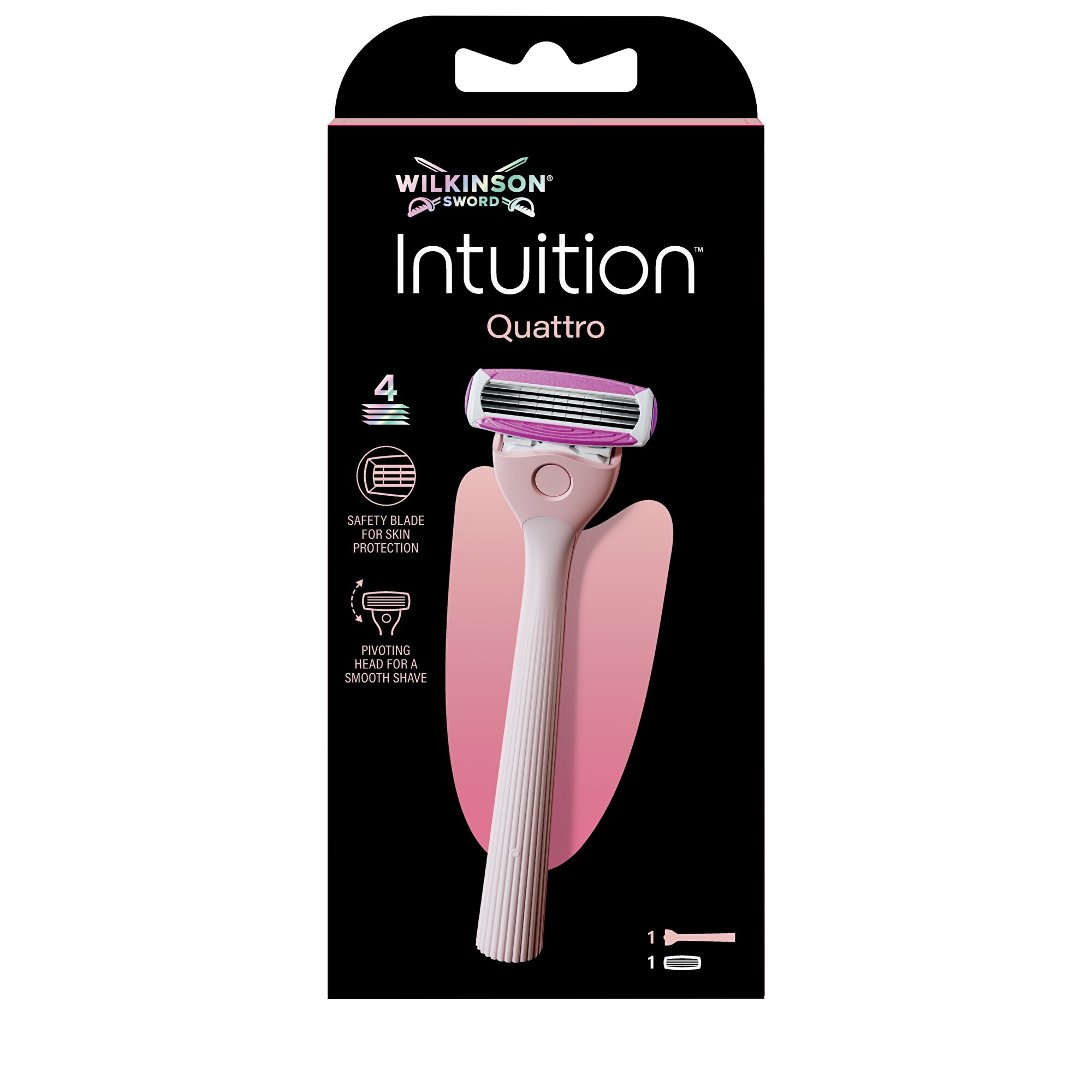 Wilkinson Sword Intuition Quattro holicí strojek 1 ks