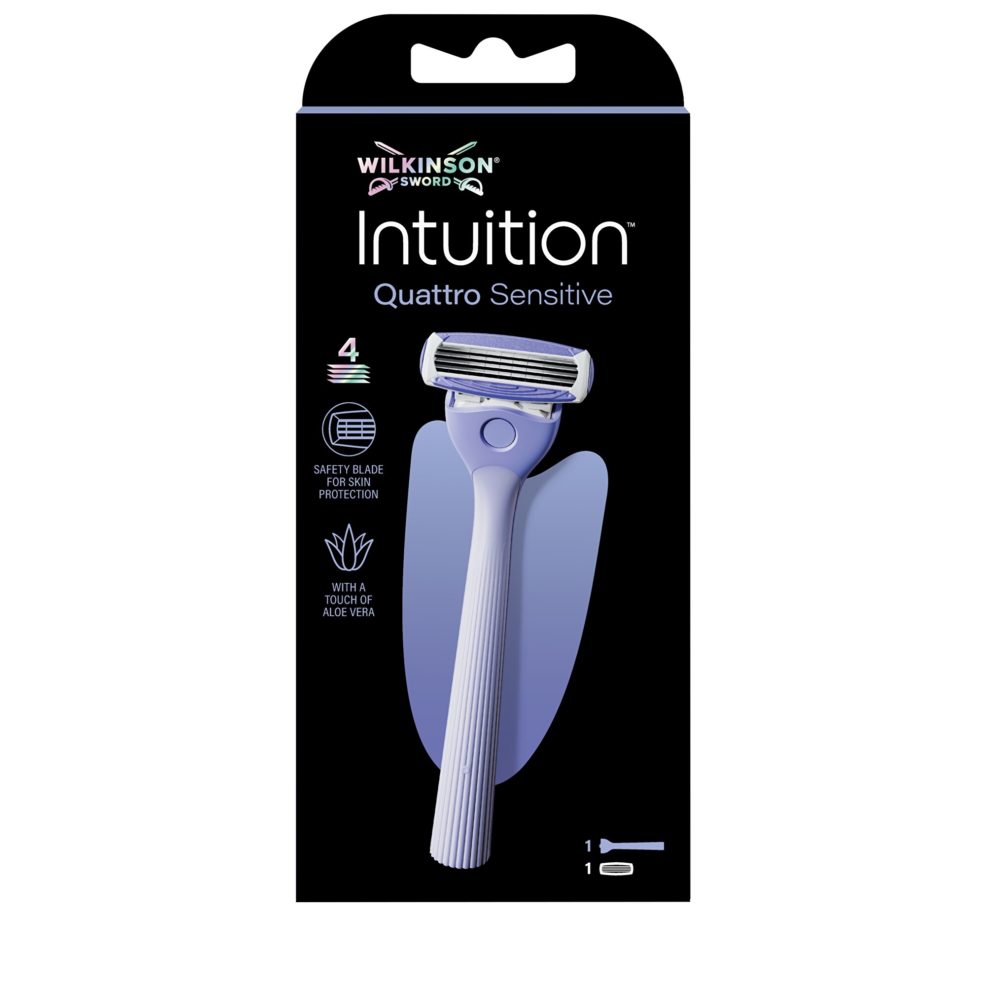 Wilkinson Sword Intuition Quattro Sensitive holicí strojek 1 ks