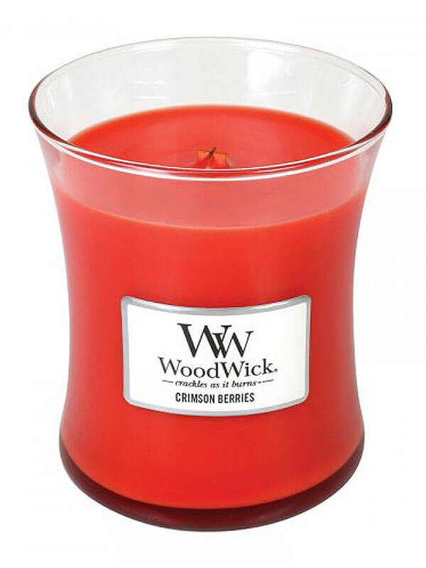 WoodWick Vonná svíčka váza Crimson Berries 275 g