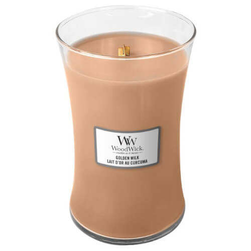 WoodWick Vonná svíčka váza Golden Milk 609,5 g