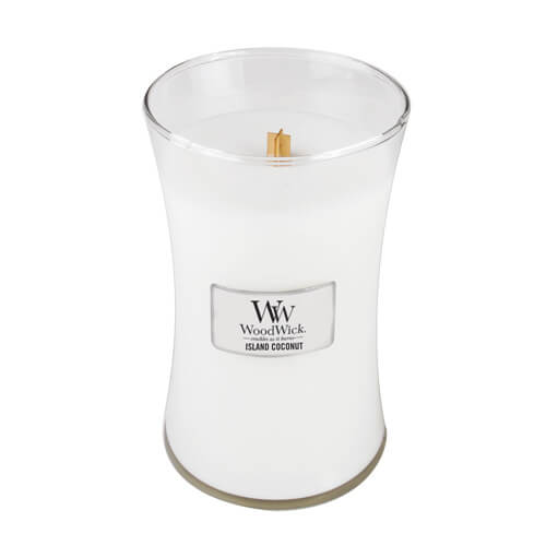 WoodWick Vonná svíčka váza Island Coconut 609,5 g