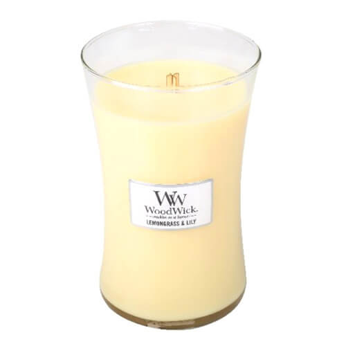 Zobrazit detail výrobku WoodWick Vonná svíčka váza Lemongrass & Lily 609,5 g