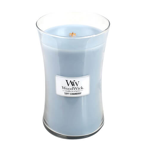 Zobrazit detail výrobku WoodWick Vonná svíčka váza Soft Chambray 609,5 g