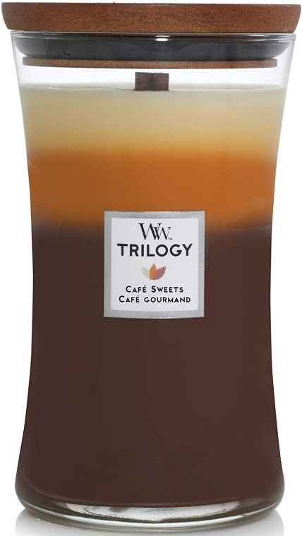 Zobrazit detail výrobku WoodWick Vonná svíčka váza Trilogy Cafe Sweets 609,5 g