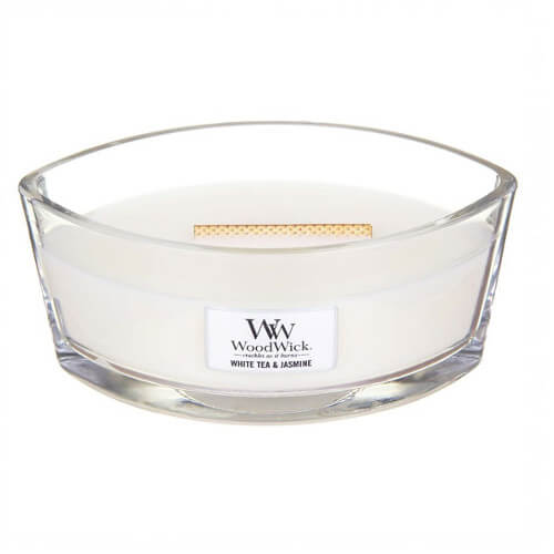 Zobrazit detail výrobku WoodWick Vonná svíčka loď White Tea & Jasmine 453,6 g