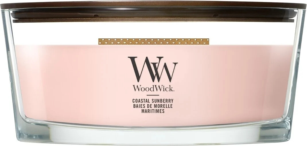 WoodWick Vonná svíčka loď Coastal Sunberry 453,6 g