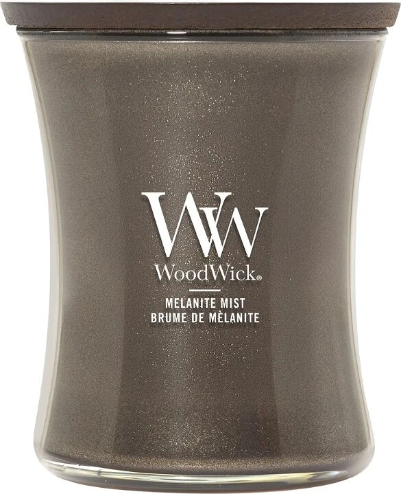 WoodWick Vonná svíčka střední Precious Metals Melanite Mist 275 g