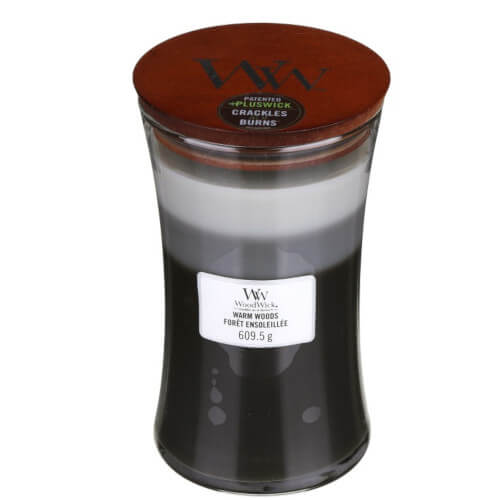 WoodWick Vonná svíčka váza Trilogy Warm Woods 609,5 g