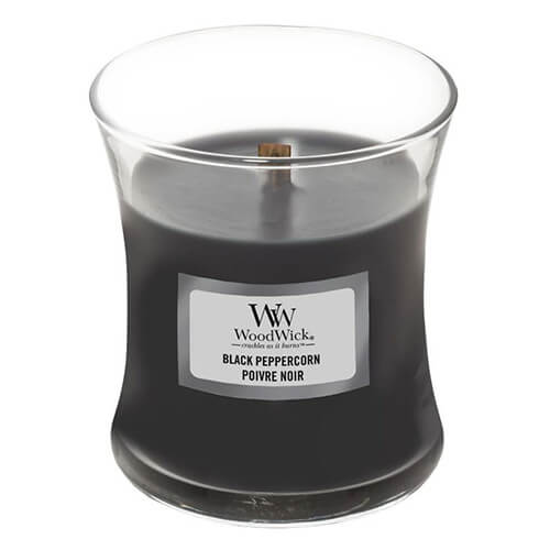 WoodWick Vonná svíčka váza malá Black Peppercorn 85 g