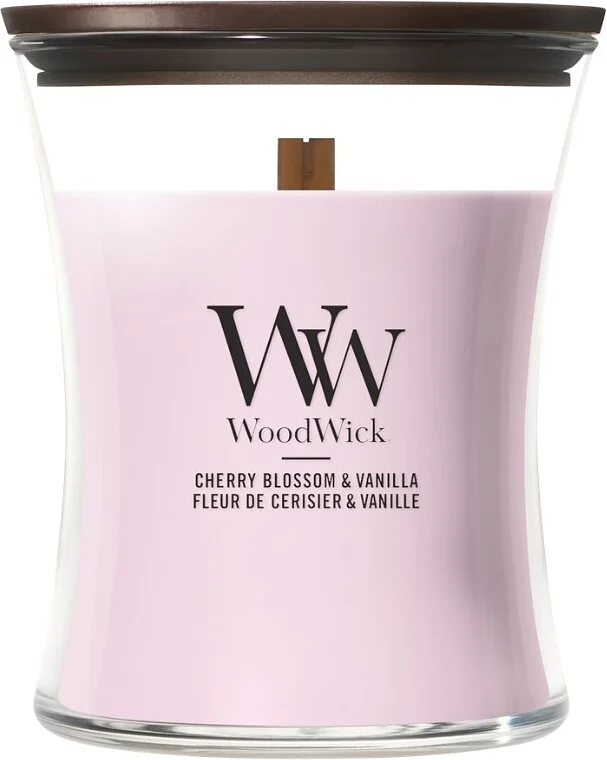 WoodWick Vonná svíčka váza střední Cherry Blossom & Vanilla 275 g