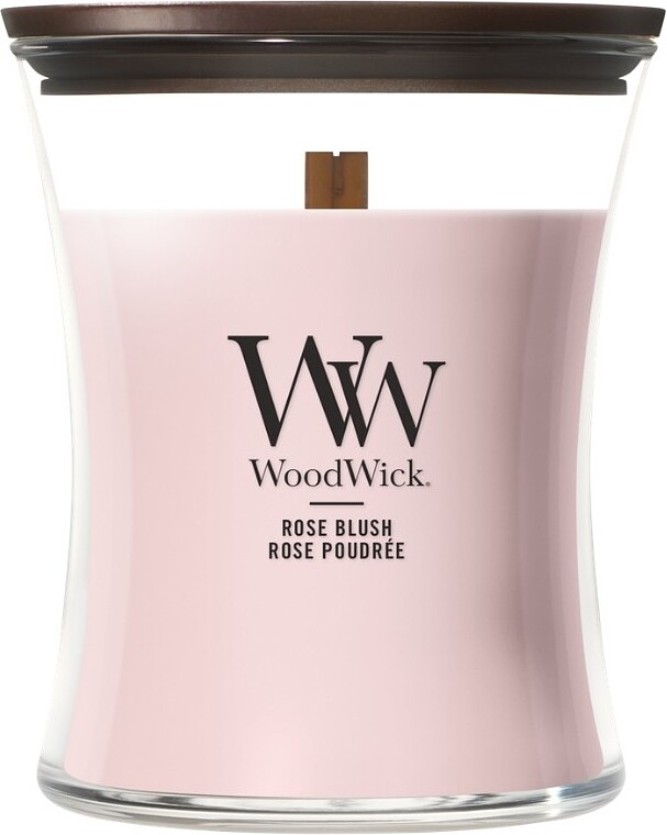 WoodWick Vonná svíčka váza střední Rose Blush 275 g