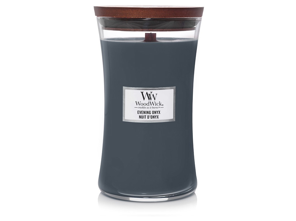 Levně WoodWick Vonná svíčka váza velká Evening Onyx 609,5 g