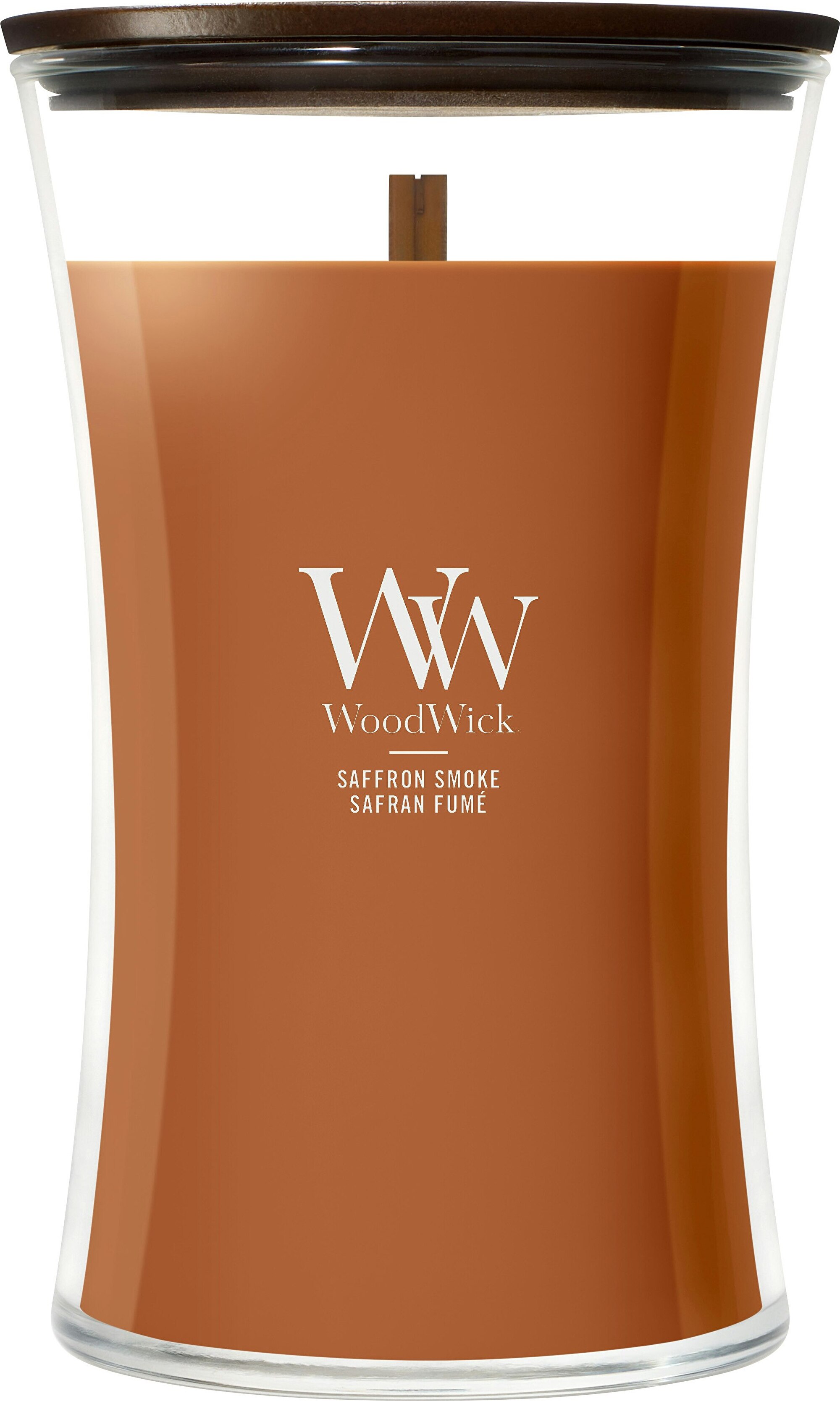 WoodWick Vonná svíčka váza velká Saffron Smoke 609,5 g