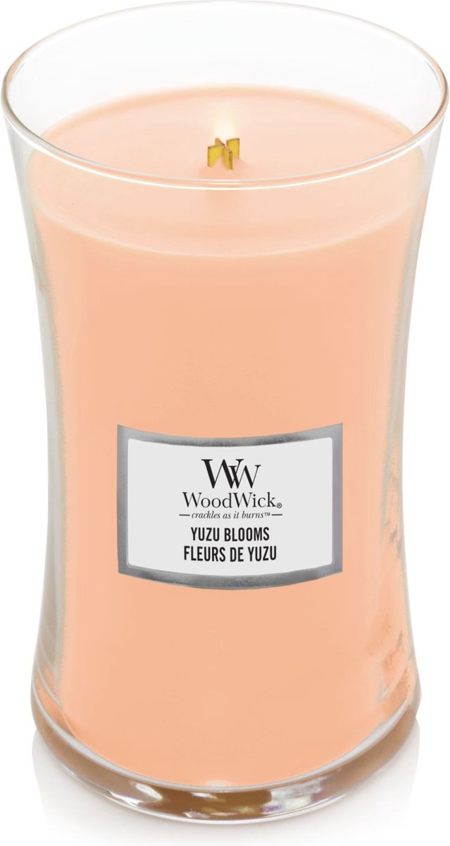 Levně WoodWick Vonná svíčka váza Yuzu Blooms 609 g