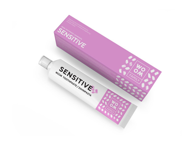 WOOM Zubní pasta pro citlivé zuby Family Sensitive (Toothpaste) 75 ml