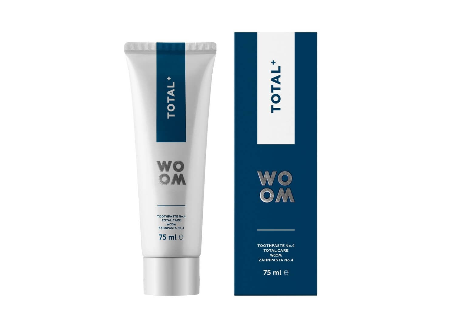 Zobrazit detail výrobku WOOM Zubní pasta pro komplexní péči TOTAL+ (Toothpaste No.4 Total Care) 75 ml