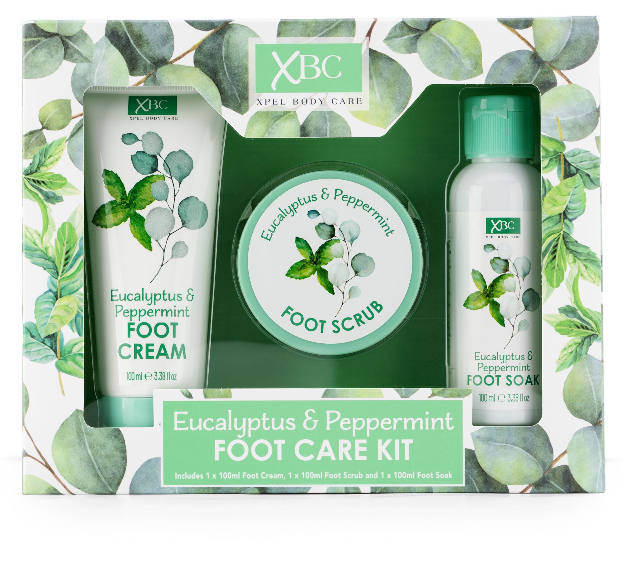 XPel Dárková sada Eucalyptus & Peppermint (Foot Care Kit)
