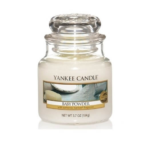 Yankee Candle Aromatická svíčka Classic malý Baby Powder 104 g