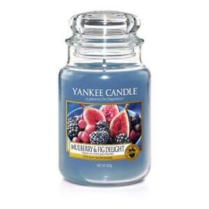Yankee Candle Aromatická sviečka Classic veľký Mulberry & Fig Delight 623 g