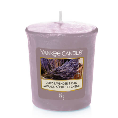 Yankee Candle Aromatická votivní svíčka Dried Lavender & Oak 49 g