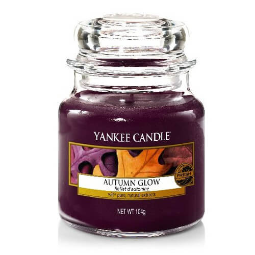 Yankee Candle Vonná sviečka Classic malá Žiarivý jeseň (Autumn Glow) 104 g