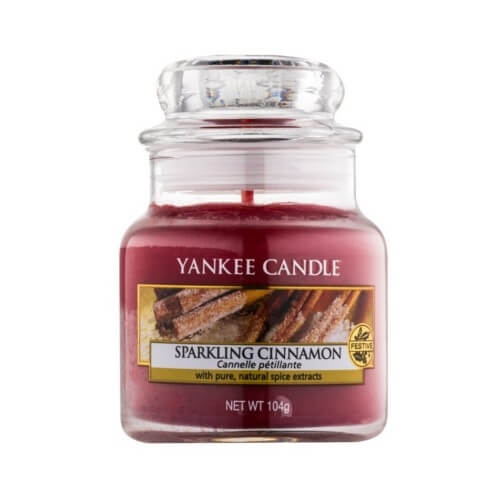 Levně Yankee Candle Vonná svíčka Classic malý Sparkling Cinnamon 104 g
