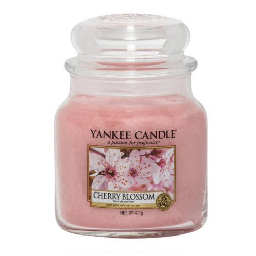 Levně Yankee Candle Vonná svíčka Classic střední Cherry Blossom 411 g