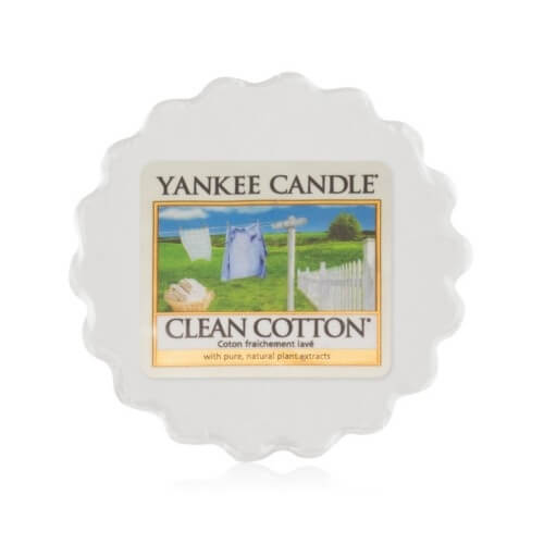 Yankee Candle Vonný vosk do aromalampy Clean Cotton 22 g
