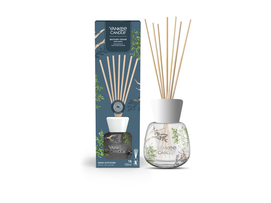 Levně Yankee Candle Aroma difuzér Signature Bayside Cedar Reed 100 ml