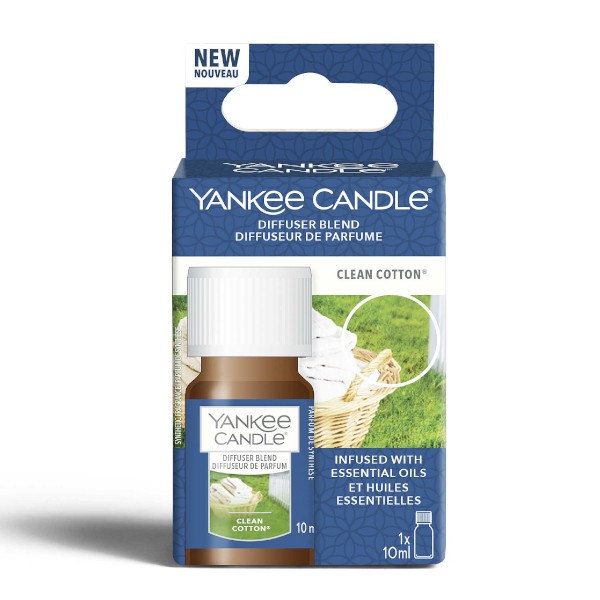 Levně Yankee Candle Aroma olej Clean Cotton 10 ml