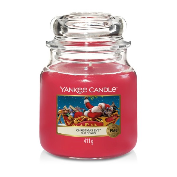 Yankee Candle Aromatická sviečka Classic stredná Christmas Eve 411 g