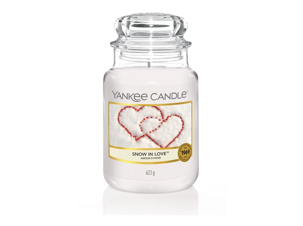 Yankee Candle Aromatická svíčka Classic velká Snow in Love 623 g