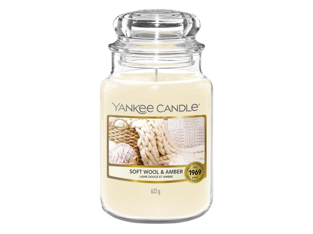 Zobrazit detail výrobku Yankee Candle Aromatická svíčka Classic velká Soft Wool & Amber 623 g